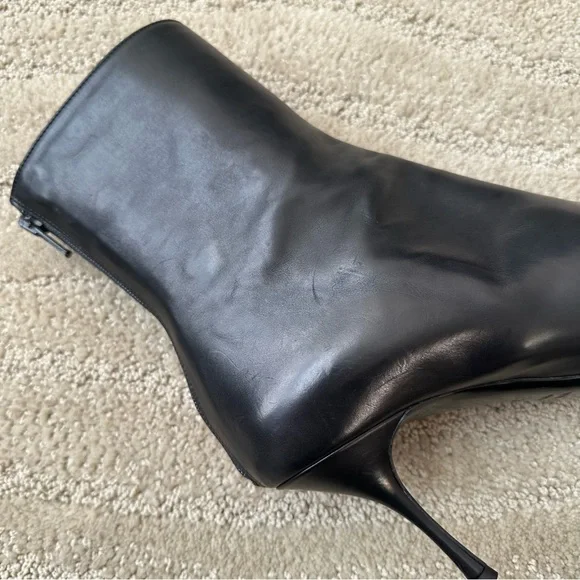 Hollywould Ellie Leather Ankle & Knee High Chain Leather Boots Black EU 39 NIB - Picture 11 of 16